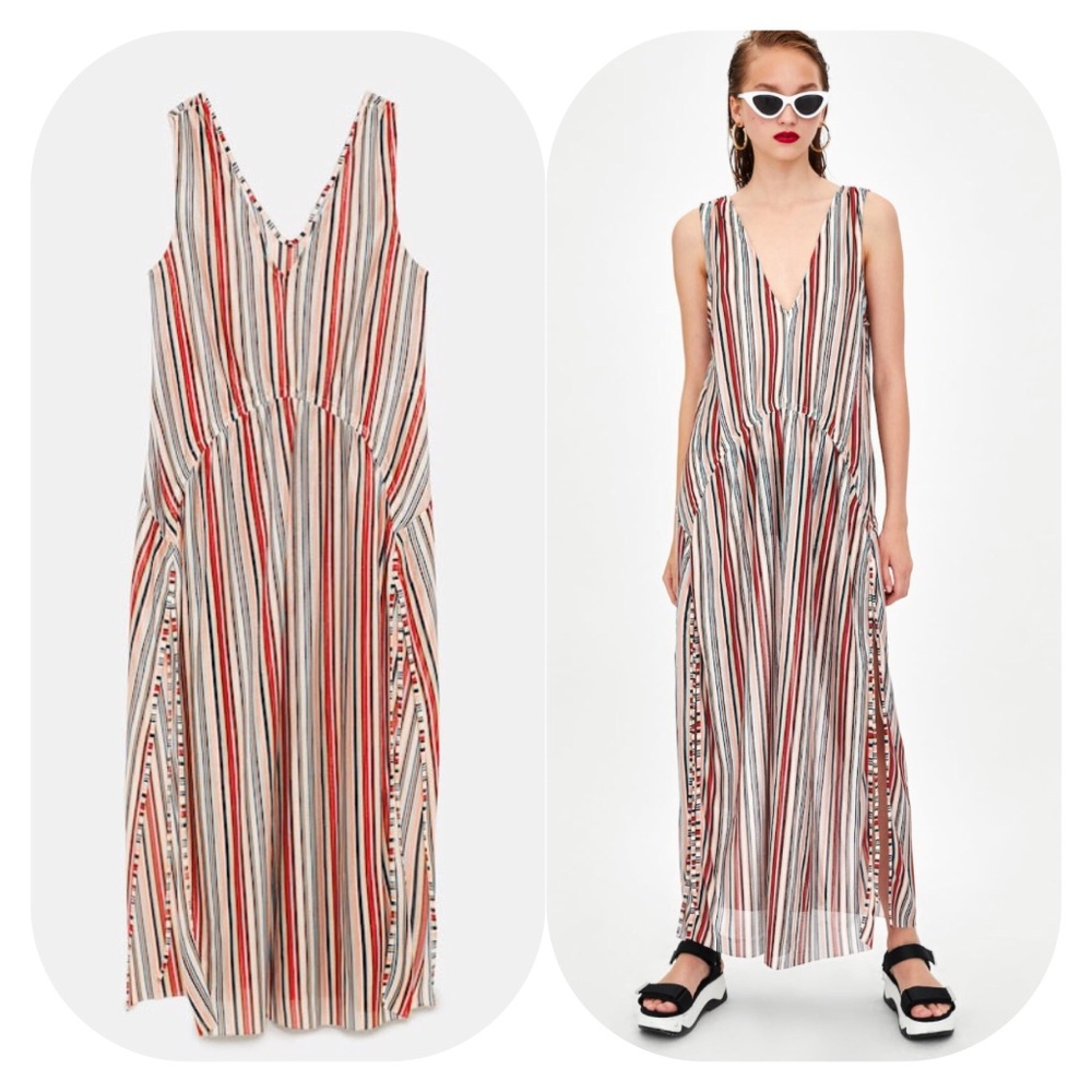 NWT Zara Dress With Opening Size M